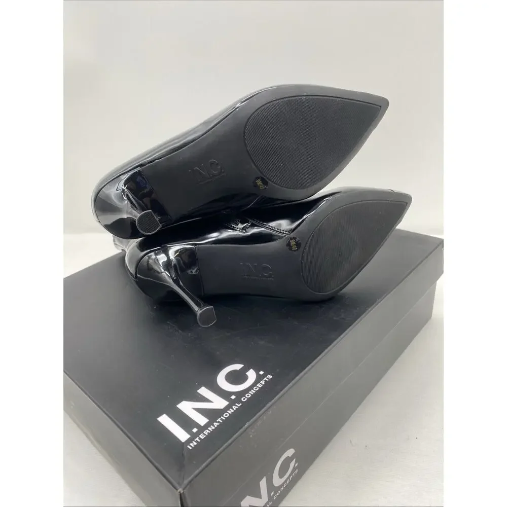 INC Womens Rohese Ankle Boots Shoes Size 9 Black